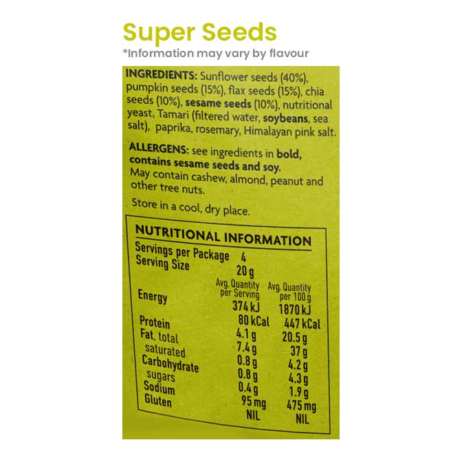 Pimp My Snack – Snacking Seeds 80g by Extraordinary Foods - Image 2