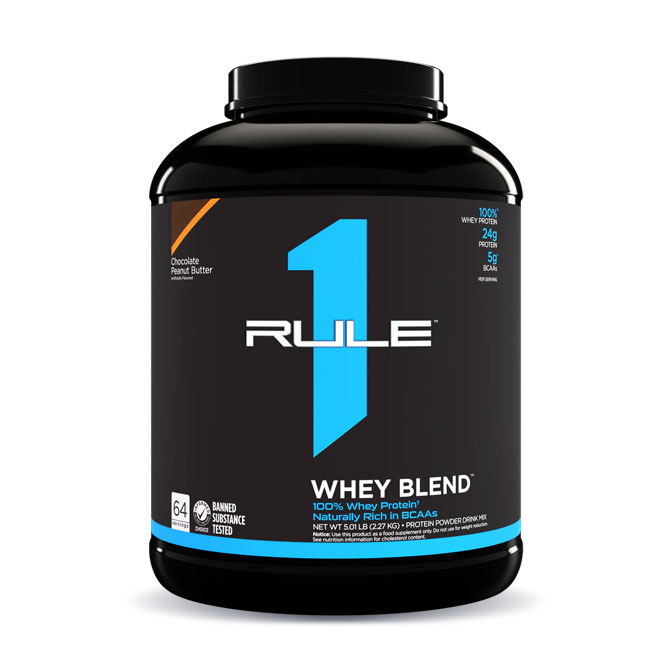 Rule 1 Whey Protein Blend 2.2kg (5lb) - Image 4