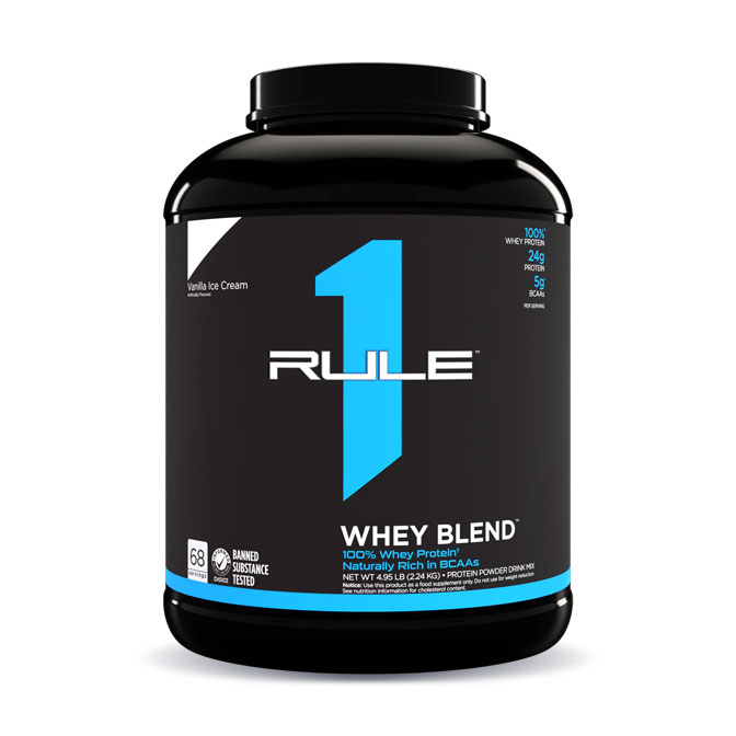 Rule 1 Whey Protein Blend 2.2kg (5lb) - Image 3