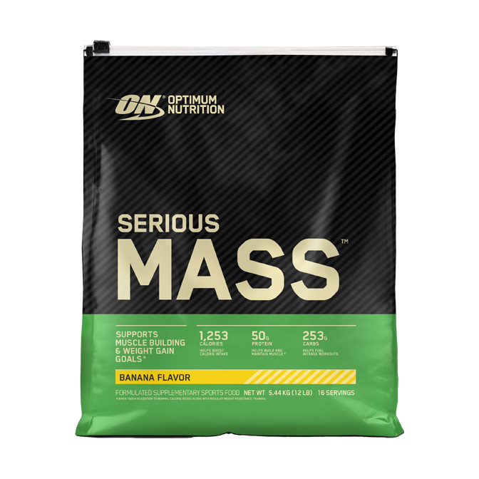 Serious Mass Gainer by Optimum Nutrition 5.44kg (12lbs) - Image 4
