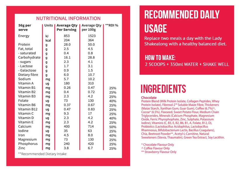 The Ladyshake – The Lady Shake Meal Replacement 840g - Image 2