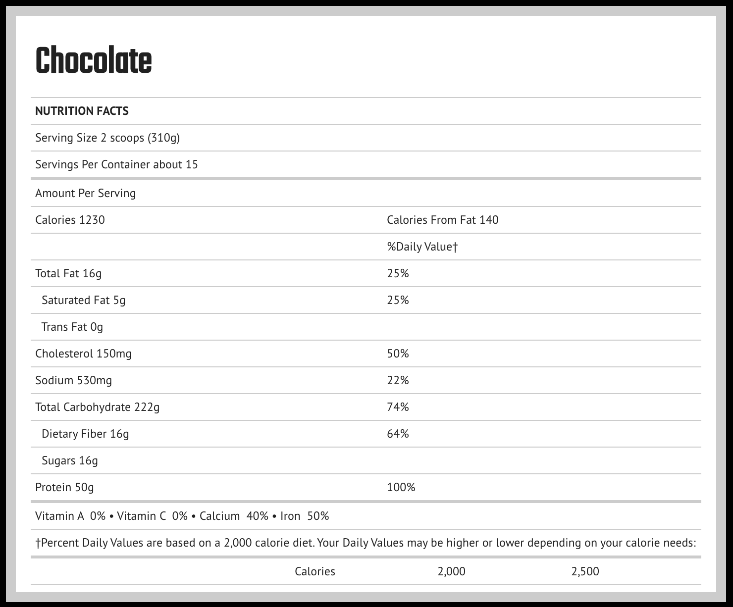 True Mass 1200 Gainer by BSN (4.71kg) - Image 2