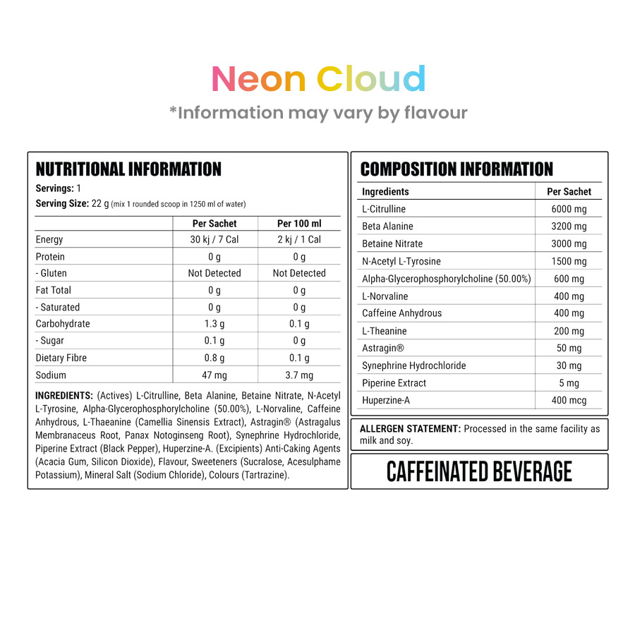 Disorder Ultimate Pre-workout 30 Serves by Faction Labs - Image 2