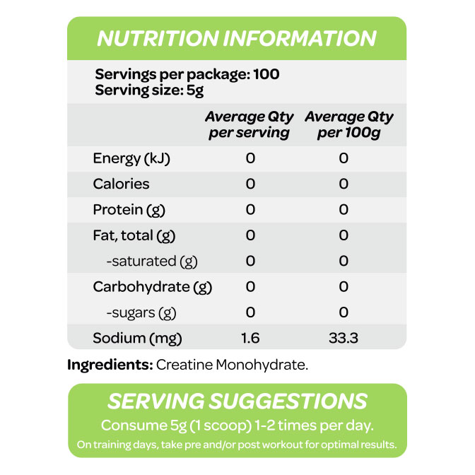 Creatine Monohydrate by Cost Price Supplements - Image 2
